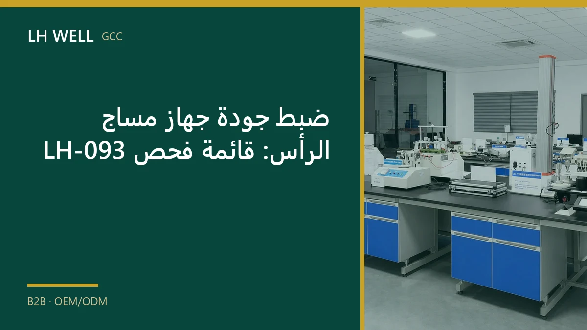 غلاف دليل: ضبط جودة جهاز مساج الرأس: قائمة فحص LH-093