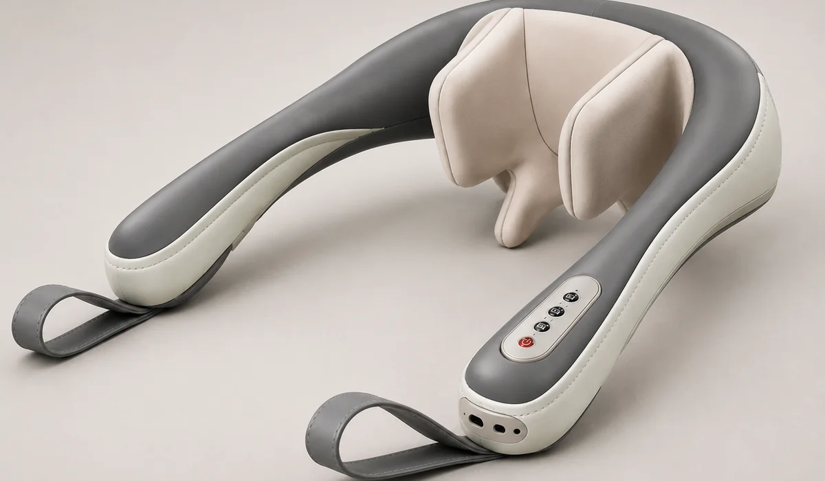 جهاز مساج كهربائي للرقبة والكتفين بتصميم U LH-085 — البناء والتحكم والكهرباء