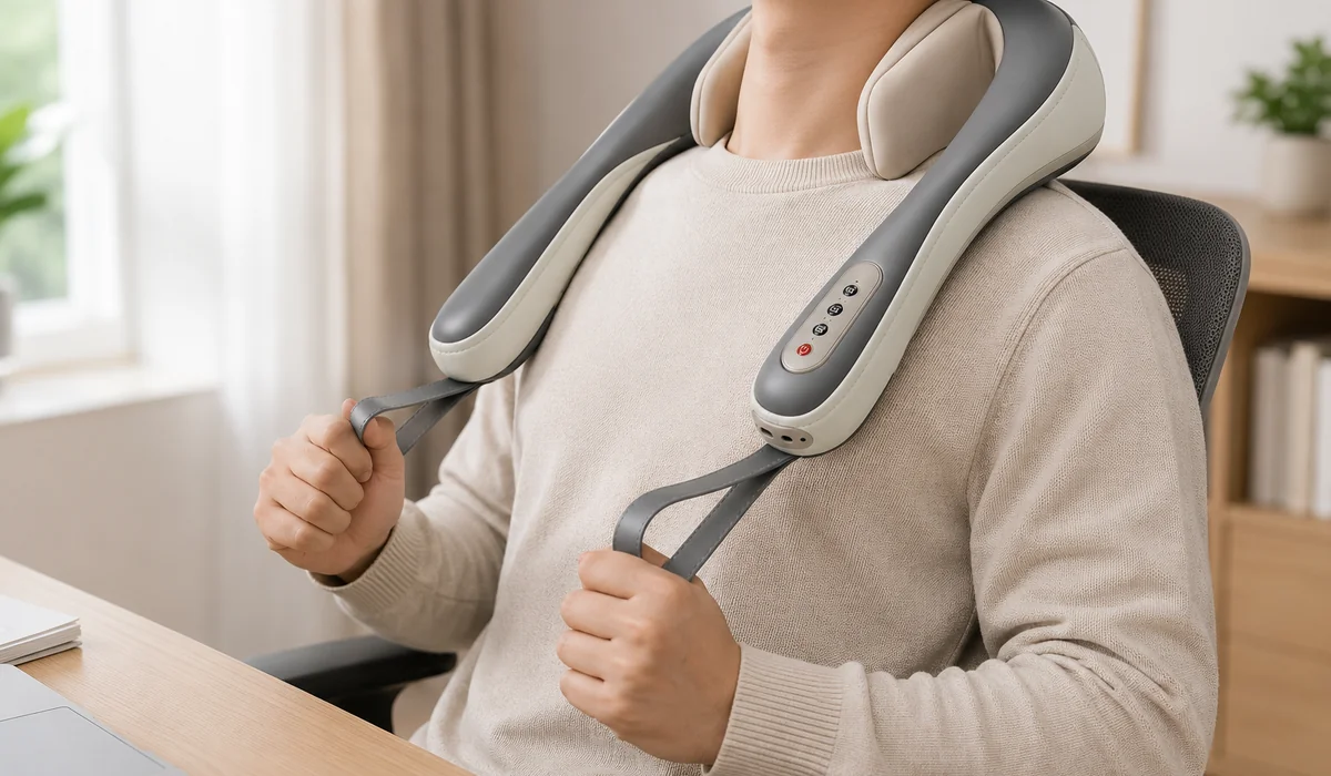 جهاز مساج كهربائي للرقبة والكتفين بتصميم U LH-085 — تجربة التدليك