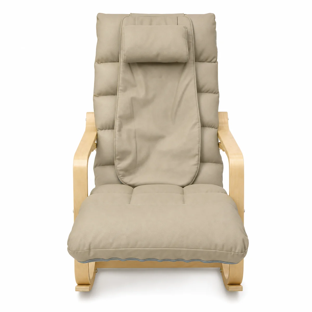 كرسي مساج هزاز بإطار خشبي LH-091 — زاوية جانبية أولى
